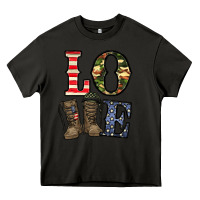 Asphalt loce army Heavy Core Tee - CowhideDigitalArt