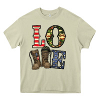 Mossy loce army Heavy Core Tee - CowhideDigitalArt