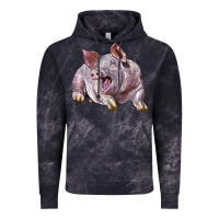 Cloud Black Landrace Pig Vintage Hoodie - LillyAllenDesigns