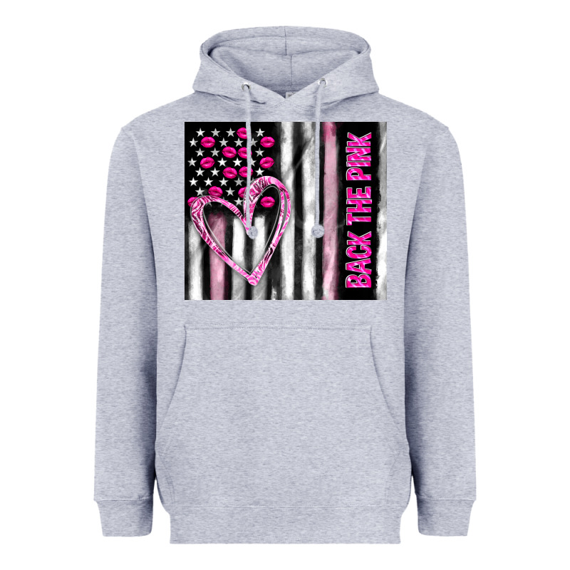 Back The Pink Heavyweight Hoodie by TumblerDesignByShophia | Teevron