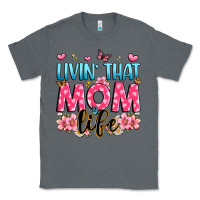 Charcoal Heather livin' that mom life Classic Tee - JahusDesignShop