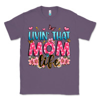 Lavender livin' that mom life Classic Tee - JahusDesignShop