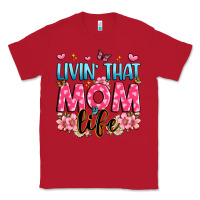 Red livin' that mom life Classic Tee - JahusDesignShop