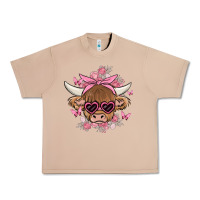 Burro cow with flowers and butterflies Urban Heavy Tee - MaliasSmallBusiness