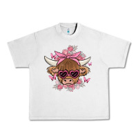 Lunar Rock cow with flowers and butterflies Urban Heavy Tee - MaliasSmallBusiness