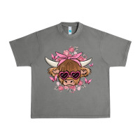 Tornado cow with flowers and butterflies Urban Heavy Tee - MaliasSmallBusiness