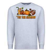 Heather Grey Tis the season Sport Premium Sweatshirt - HowdyJamesFarm