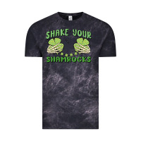 Cloud Black shake your shamrocks Vintage Tee - MaliasSmallBusiness