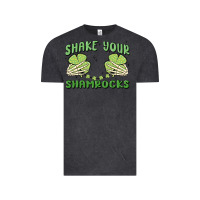 Vintage Black shake your shamrocks Vintage Tee - MaliasSmallBusiness