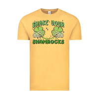 Vintage Mustard shake your shamrocks Vintage Tee - MaliasSmallBusiness