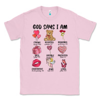 Bubblegum Pink god says i am valentine's day Classic Tee - MaliasSmallBusiness