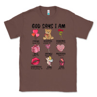 Chestnut god says i am valentine's day Classic Tee - MaliasSmallBusiness