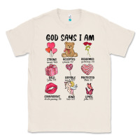 Natural god says i am valentine's day Classic Tee - MaliasSmallBusiness