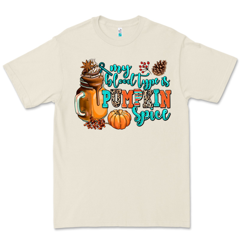 My Blood Type Is Pumpkin Spice Premium Tee by AdoDesignShop | Teevron