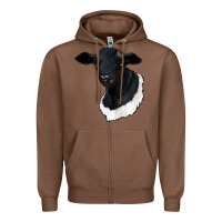 Chestnut dorper sheep Zipper Hoodie - RanaPortraitStore