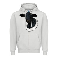 Dove Grey dorper sheep Zipper Hoodie - RanaPortraitStore