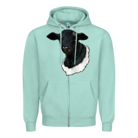 Seafoam dorper sheep Zipper Hoodie - RanaPortraitStore