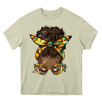 Mossy afro bun Heavy Core Tee - HRA Design Shop