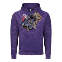 Cloud Purple Bronze Turkey Vintage Hoodie - LillyAllenDesigns