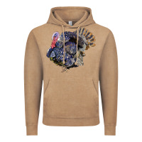 Vintage Coffee Bronze Turkey Vintage Hoodie - LillyAllenDesigns