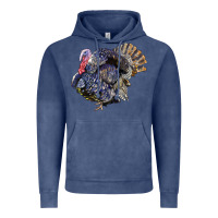 Vintage Denim Bronze Turkey Vintage Hoodie - LillyAllenDesigns