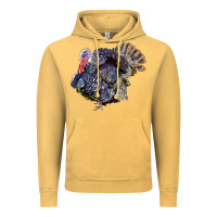Vintage Mustard Bronze Turkey Vintage Hoodie - LillyAllenDesigns