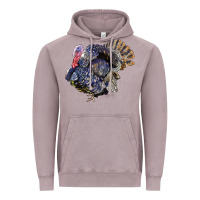 Vintage Zinc Bronze Turkey Vintage Hoodie - LillyAllenDesigns