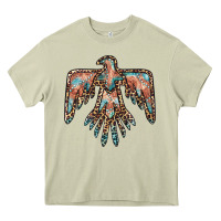 Mossy thunderbird leopard leather Heavy Core Tee - BarkalooDesign