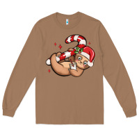 Toasted Coconut cute christmas sloth Long Sleeve Tee - MaliasSmallBusiness