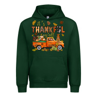 Forest Green it's thankful y'all with truck bbs Urban Hoodie - BundleAndBundleShop
