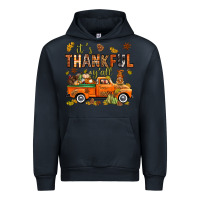 Navy it's thankful y'all with truck bbs Urban Hoodie - BundleAndBundleShop