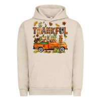 Pigment French Oak it's thankful y'all with truck bbs Urban Hoodie - BundleAndBundleShop