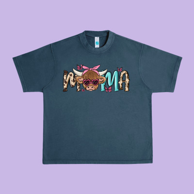 Mama Cow Urban Heavy Tee Designed By Maliassmallbusiness