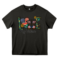 Asphalt love my veteran Heavy Core Tee - CowhideDigitalArt