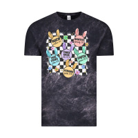 Cloud Black easter bunny candy Vintage Tee - MaliasSmallBusiness