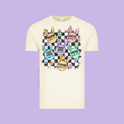 Easter Bunny Candy Vintage Tee Designed By Maliassmallbusiness