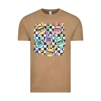 Vintage Coffee easter bunny candy Vintage Tee - MaliasSmallBusiness