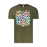 Vintage Olive easter bunny candy Vintage Tee - MaliasSmallBusiness
