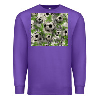 Purple Soccer tumbler Premium Sweatshirt - HowdyJamesFarm