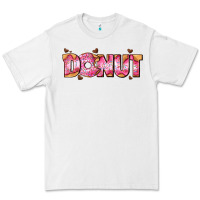 White donut with donut and hearts Premium Tee - AdoDesignShop