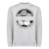 Heather Grey custom soccer Heavyweight Sweatshirt - MaliasSmallBusiness