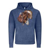 Vintage Denim Bourbon Red Turkey Vintage Hoodie - LillyAllenDesigns