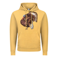 Vintage Mustard Bourbon Red Turkey Vintage Hoodie - LillyAllenDesigns