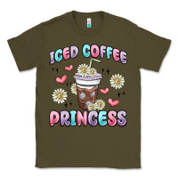 Army Green iced coffee princess Classic Tee - MaliasSmallBusiness