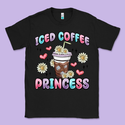 Iced Coffee Princess Classic Tee Designed By Maliassmallbusiness