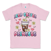 Bubblegum Pink iced coffee princess Classic Tee - MaliasSmallBusiness