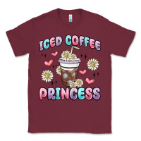 Burgundy iced coffee princess Classic Tee - MaliasSmallBusiness