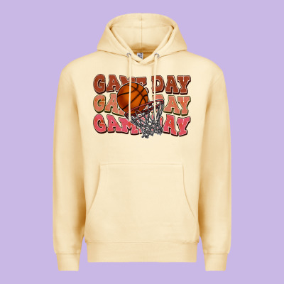 Game Day Game Day Game Day Basketball Premium Hoodie Designed By Howdyjamesfarm