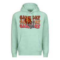 Seafoam game day game day game day basketball Premium Hoodie - HowdyJamesFarm
