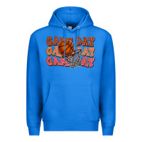 True Royal game day game day game day basketball Premium Hoodie - HowdyJamesFarm